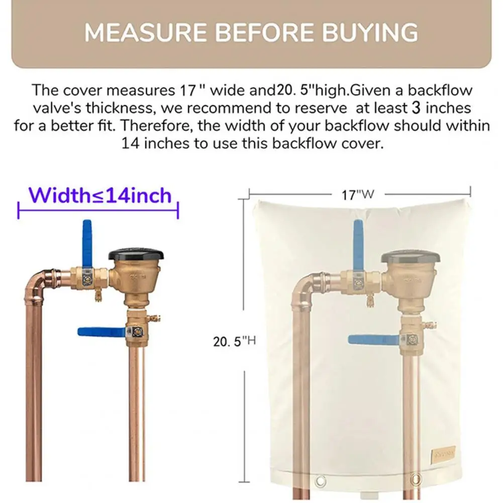 

Frost Protection Cover Functional Heat Preservation Easy Use Portable Thickened Thermal Well Head Cover for Garden