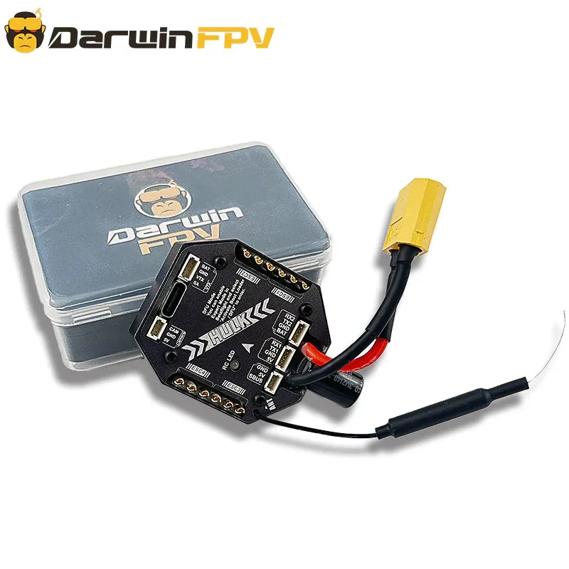 

DarwinFPV 6S-45A Waterproof ESC Built-in F411 FC ELRS 2.4GHz Receiver HULK Waterproof And Dustproof