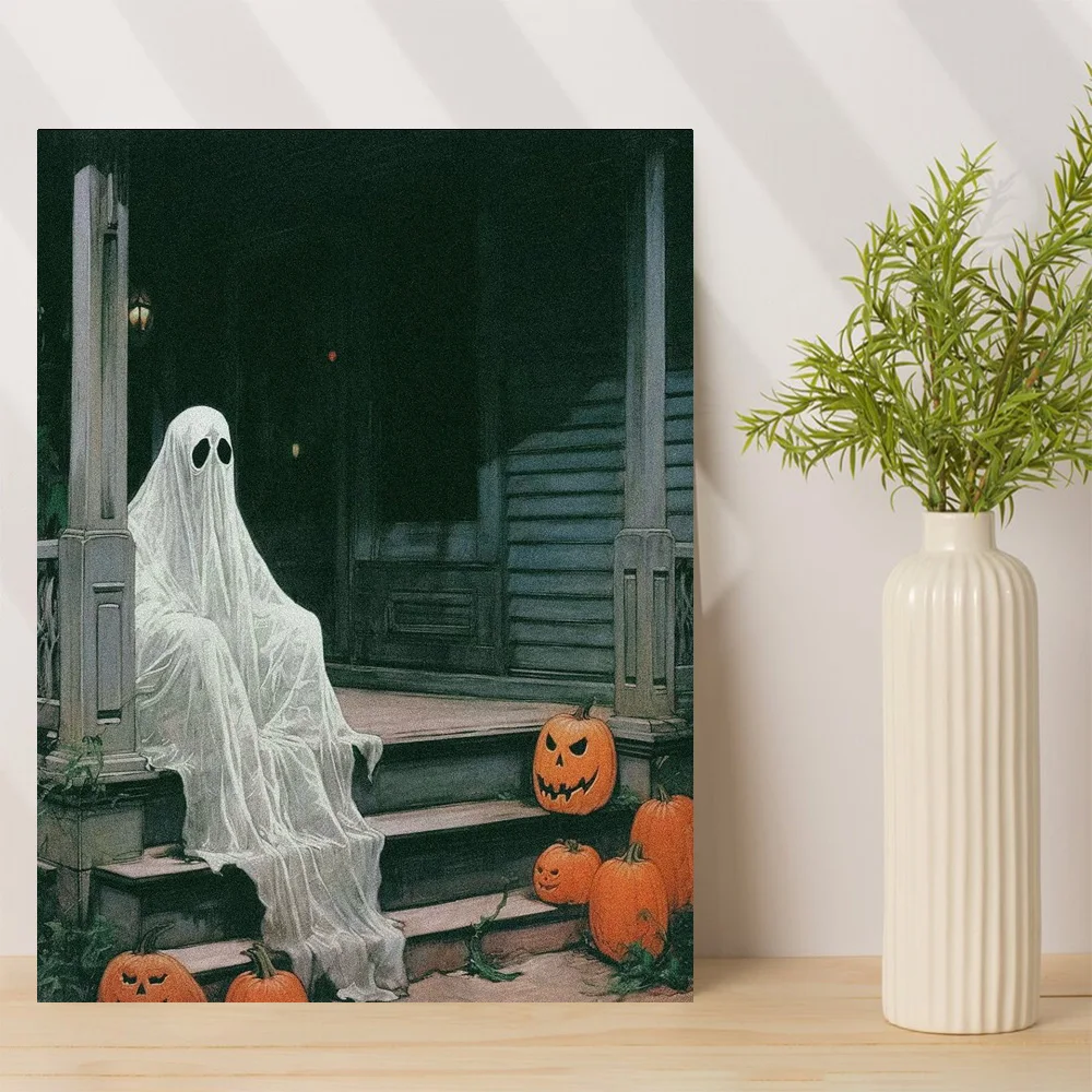 1 шт. одинокий имп тыквенный эльф призрак разговора современное настенное