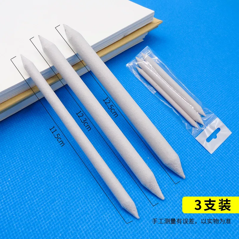 3/6 шт./компл. смешивающая палочка для растушевки с пятнами рисования на белом угле