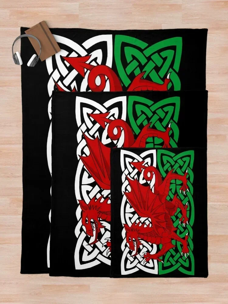 Одеяло Y Ddraig Goch для Хэллоуина роскошные дизайнерские Рождественские