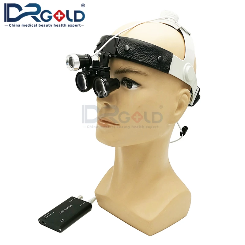 

Увеличительное расстояние 2,5x, 3,5x/портативное светодиодное хирургическое освещение, стоматологические хирургические увеличительные очки, ...