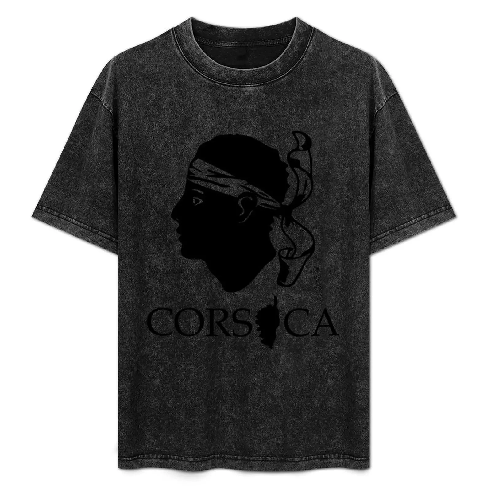 Фото Corsica Ile De Beaute Corsica Map Isula Bella Corse Франция Франция Corsica футболка заготовки футболка мужская №1