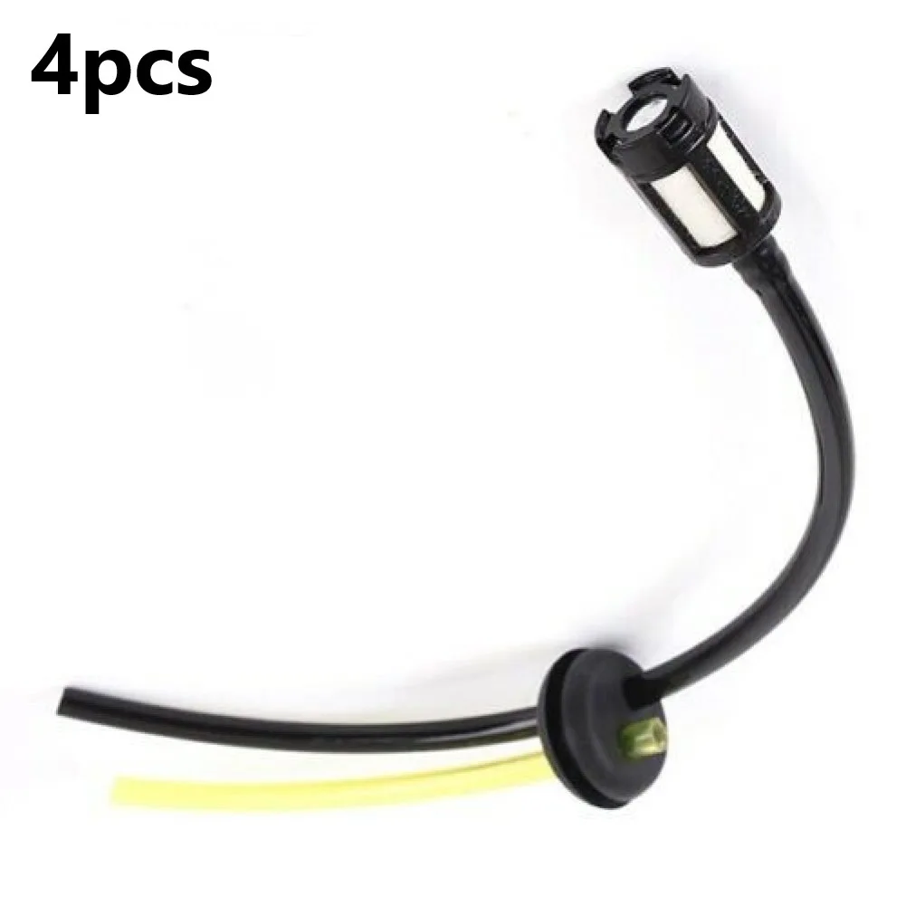 

4Pcs Petrol Strimmer Fuel Hose Pipe With Tank Filter Assembly Grommet Lawn Mower Brush Cutter Garden Tool Parts