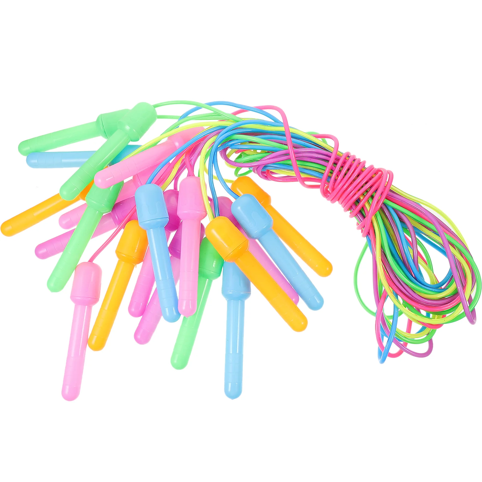 

Скакалка Регулируемая с быстрой пластиковой ручкой, 10 шт., скакалка, фитнес-оборудование для бокса (случайный цвет)