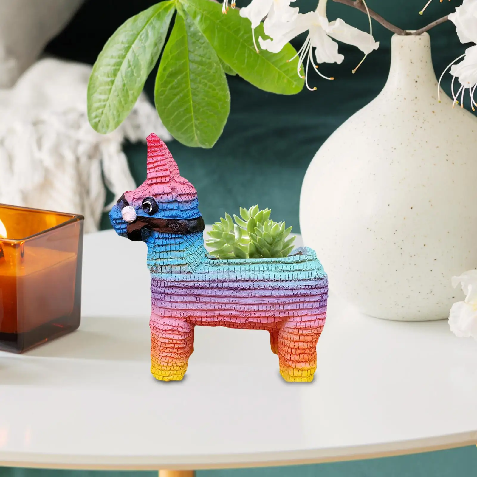 

Горшок для цветов в форме лошади, декоративный контейнер для зеленых растений для улицы и помещений