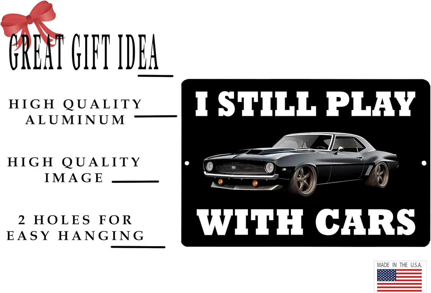 Забавный Mechnc Muscle Cr Rce Stll PLy с Crs Srcstc Metl Tn Sgn Wll Decor Mn Cve Br Offce Grge Shop Домашний декор