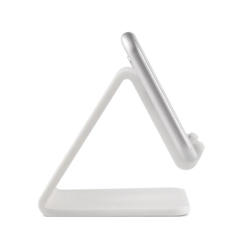 desktop phone stand universal mobile stand for cell phone tablet plastic triangle phone holder desk smartphone support bracket free global shipping