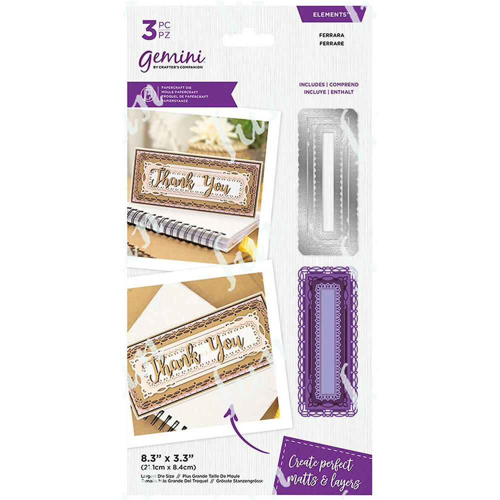 

Rectangular Wave Border Ferrara Metal Cutting Dies Diy Scrapbooking Paper Crafts Cut Stencils Maker Photo Album Decoration Molds