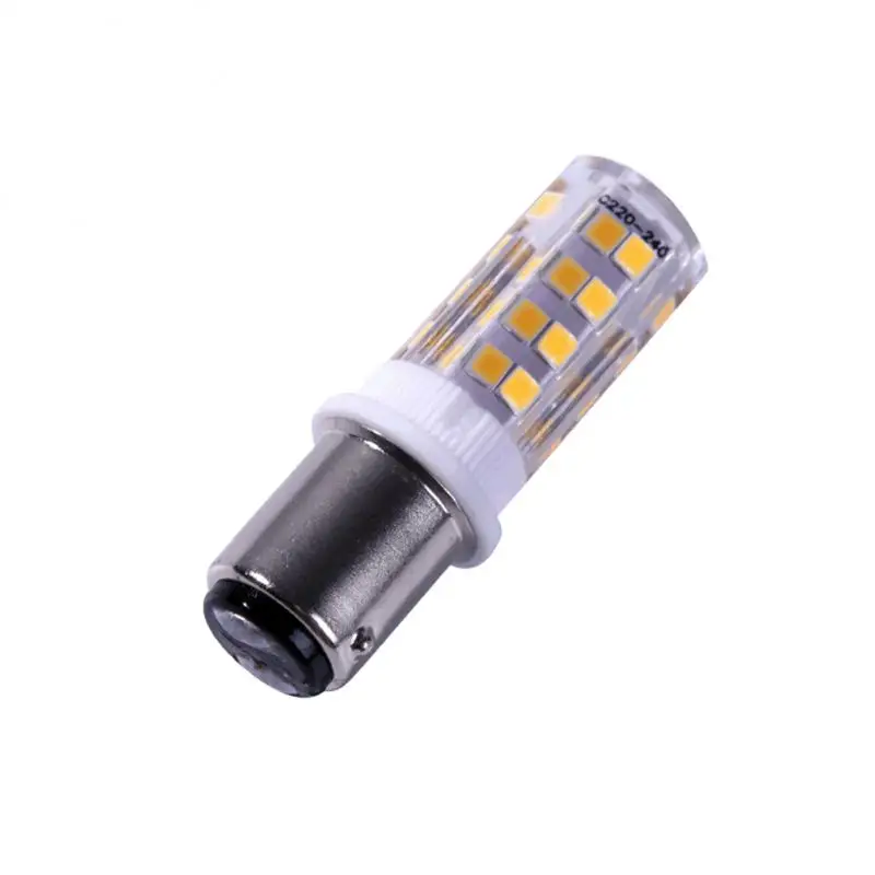 

Двойная контактная байонетная основа Ba15d, стандартная лампа-кукуруза, стандартная лампочка 220 В для швейной машины, лампочка для люстры, фотолампа