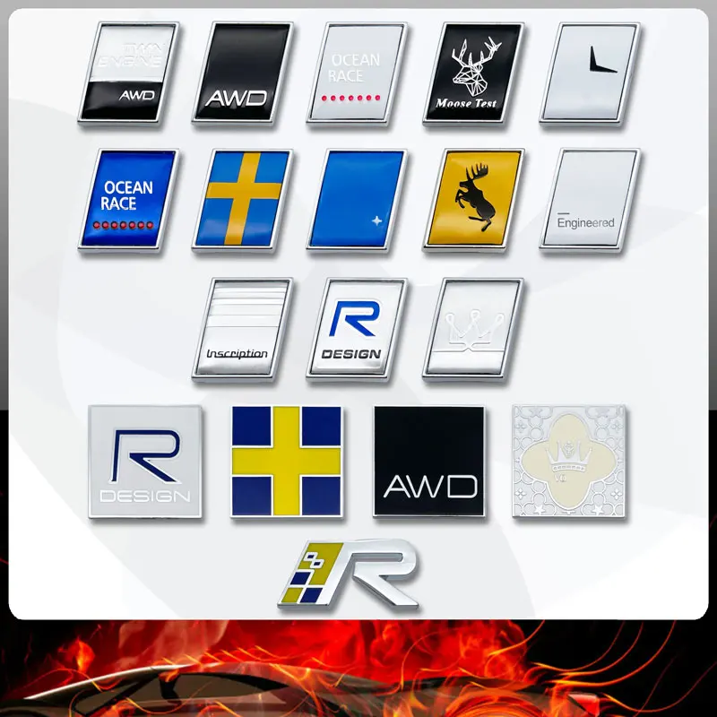 Модифицированные автомобильные металлические наклейки для заднего багажника значок наклейка Аксессуары для Volvo XC60 XC90 XC70 XC40 V90 S60 S70 S80 S90 V40 V60 C30 C70 Модифицированные автомобильные металлические наклейки для заднего багажника значок наклейка Аксессуары для Volvo XC60 XC90 XC70 XC40 V90 S60 S70 S80 S90 V40 V60 C30 C70