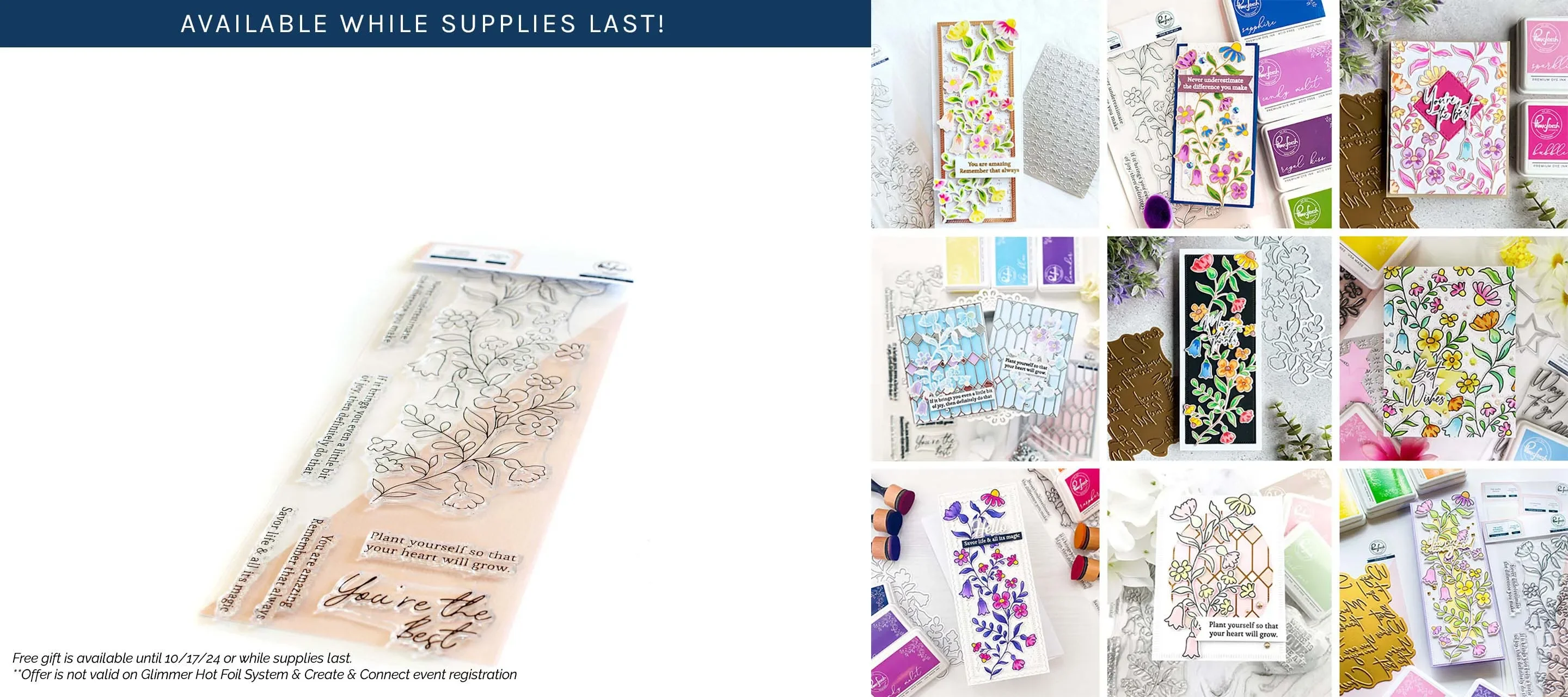 Новинка 2024 октября штампы с цветами для скрапбукинга поделок альбом сделай сам