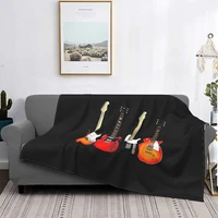 guitar blanket bedspread bed plaid bed plaid beach cover fleece blanket childrens cover