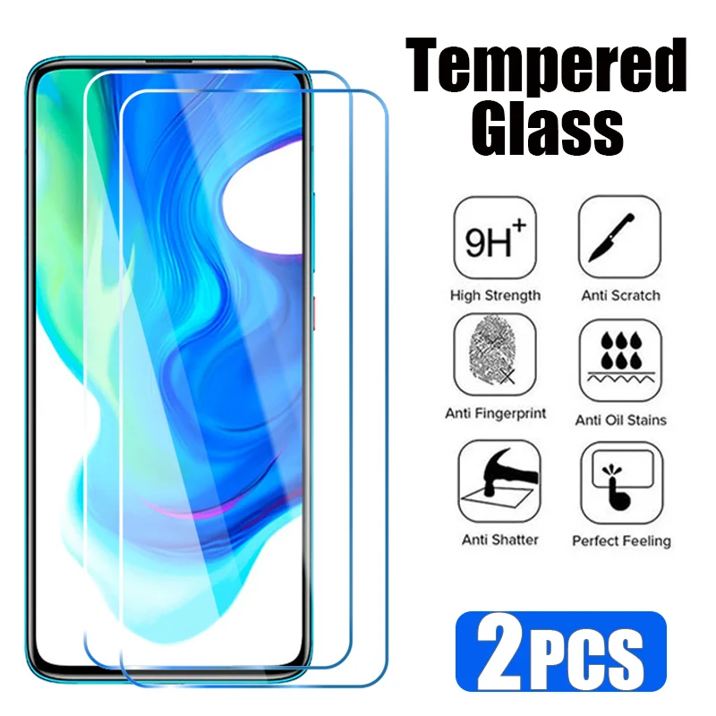 

2 шт., Защитное стекло для Poco X5 F2 Pro F4 X4 GT F3 M5S X5 M5 X3