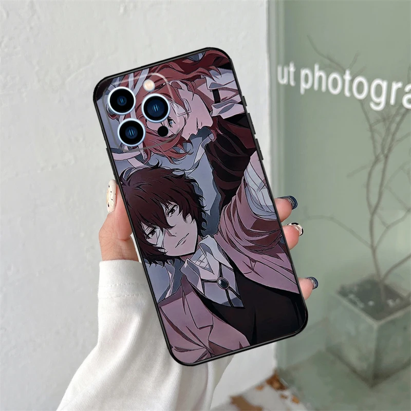 bungou stray dogs Dazai Osamu Case For iPhone 11 12 13 14 Pro Max 6 7 8 Plus XS X XR SE 2020 2022 12 13 Mini Back Cover images - 6