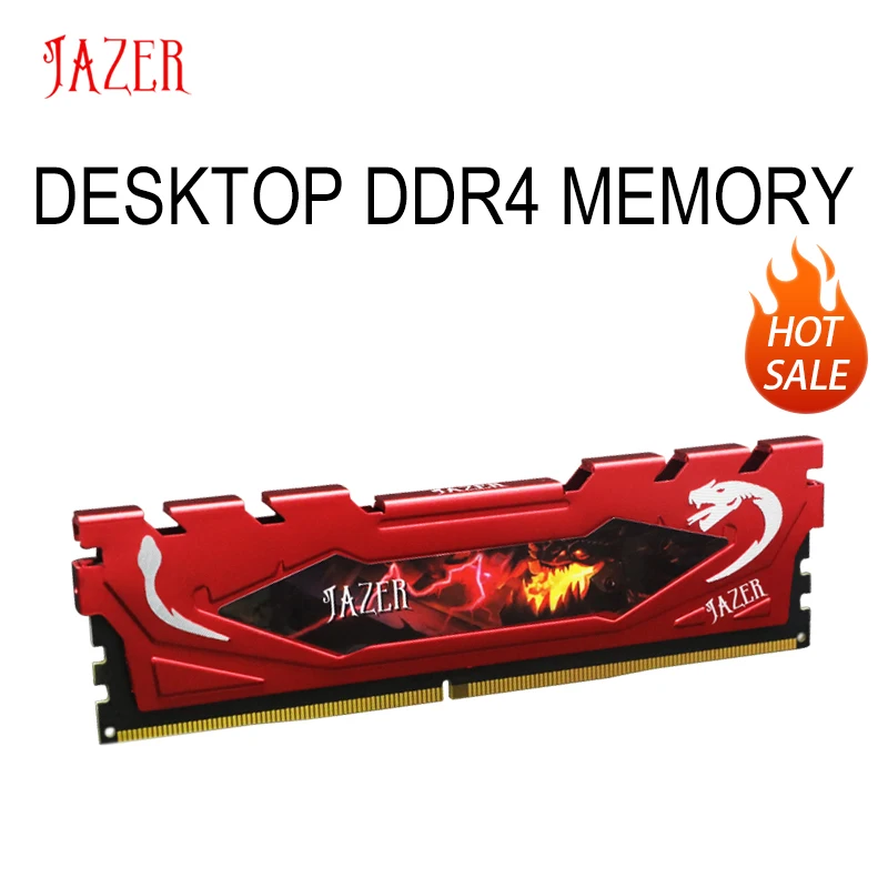JAZER DDR4 Ram 8GB 16GB 3200MHz Desktop Gaming Memory Support Motherboard DDR4 Memory