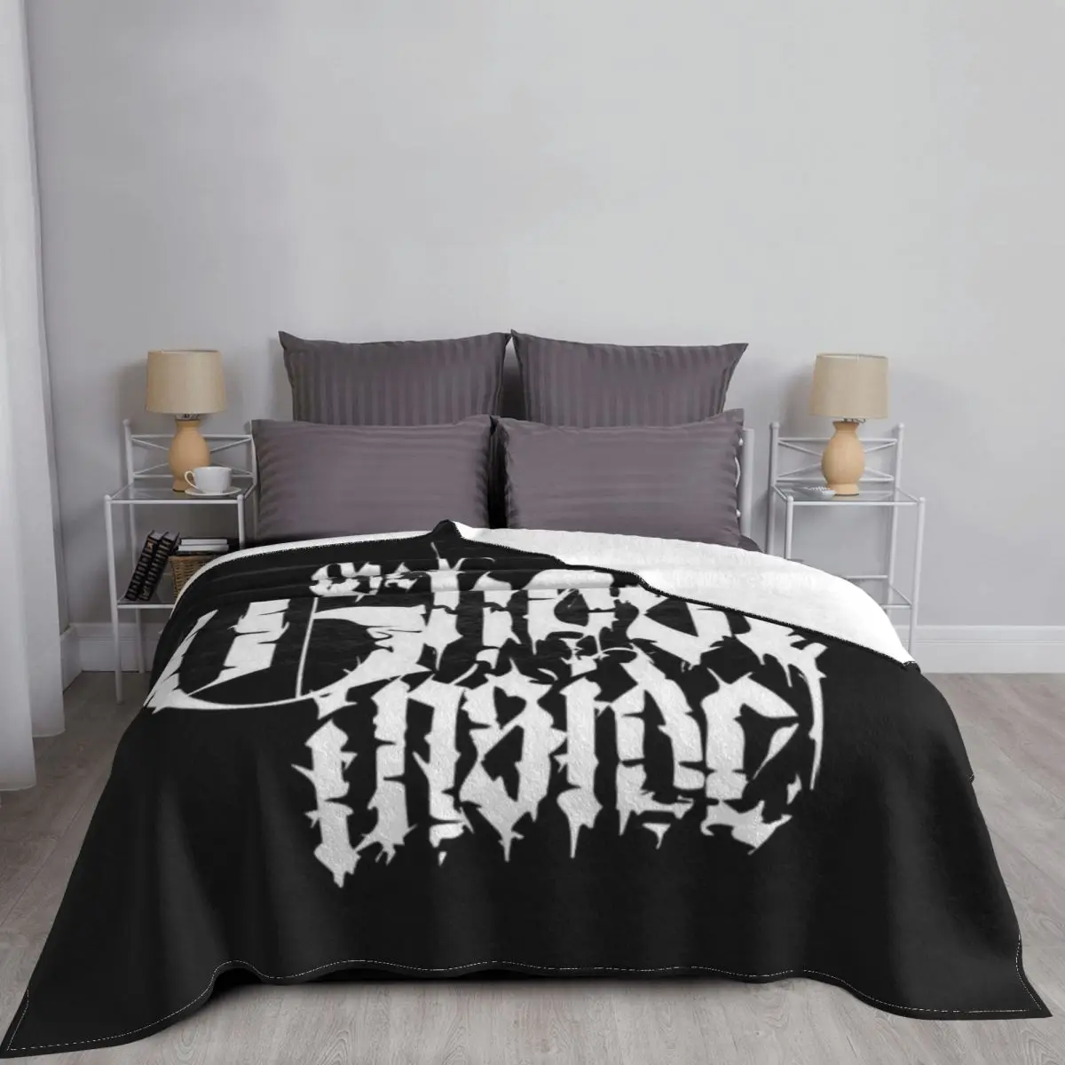 Ghost Band BC Rock одеяла фланелевые многофункциональные ультрамягкие покрывала с