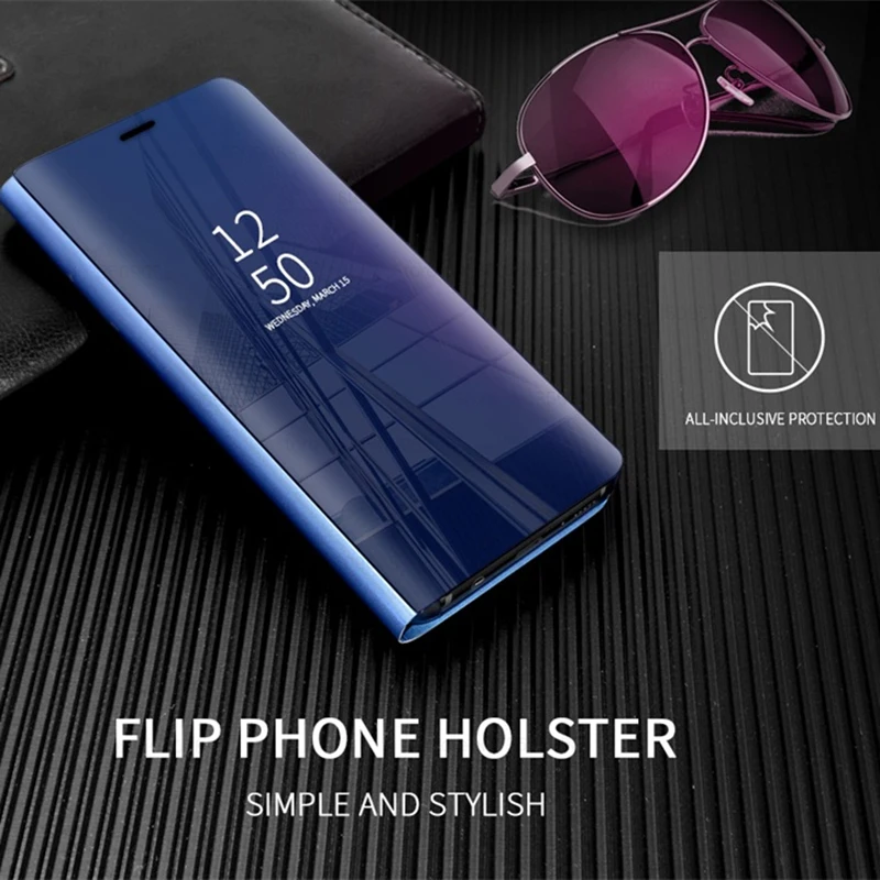 

Новый Стильный чехол для Samung A14 4G, умный зеркальный кожаный флип-чехол для Samsung Galaxy A14 5G A 14 4G 2023 14A 6,6 дюйма, Магнитная подставка