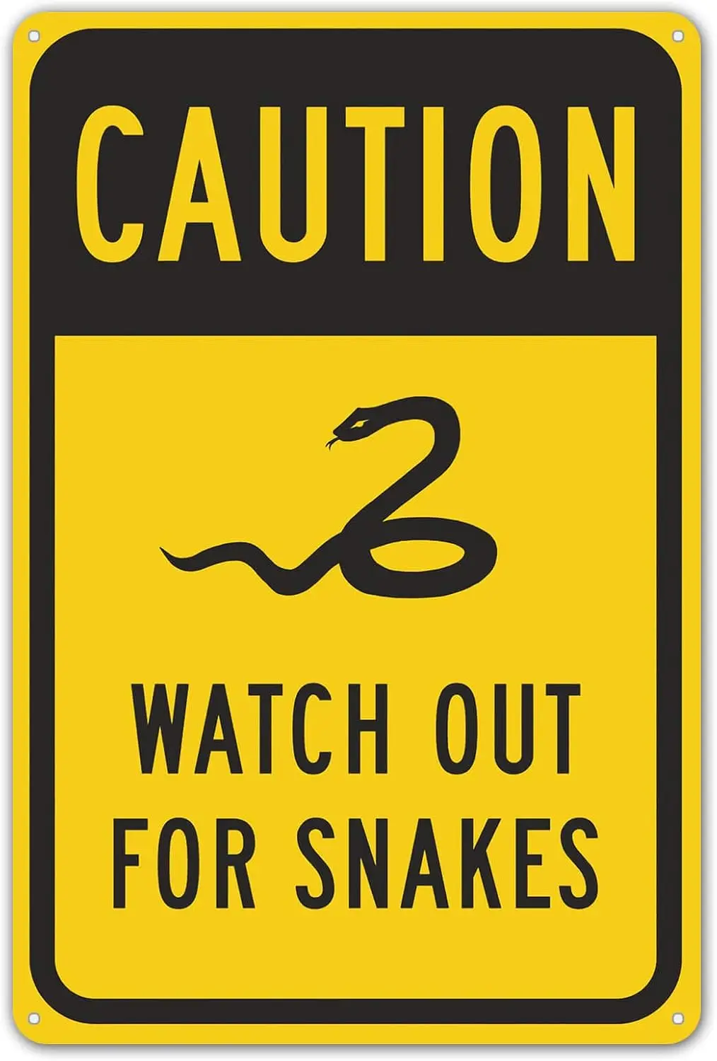 Знак безопасности ZYPENG знак опасности наблюдайте за змеями настенное искусство
