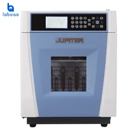 closed high throughput laboratory microwave digestion vessels extraction system
