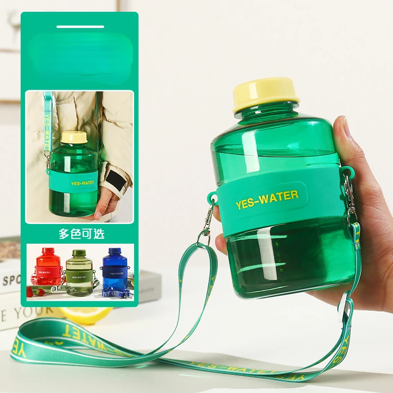 

Creative Large Capacity 800ml Personalized Plastic Water Bottle Summer Bucket Cup Fashion Sports Cup Water Bottle for Children