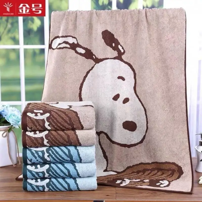 Cotton Cartoon Brown Multifunctional Water Uptake Home Furnishings Bathroom Wiping Towel