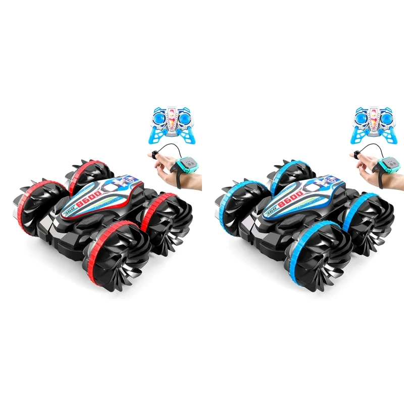 

All Terrain R/C Amphibious Stunt Car Toy Tumbling Car Land Water Drive Kids Toy