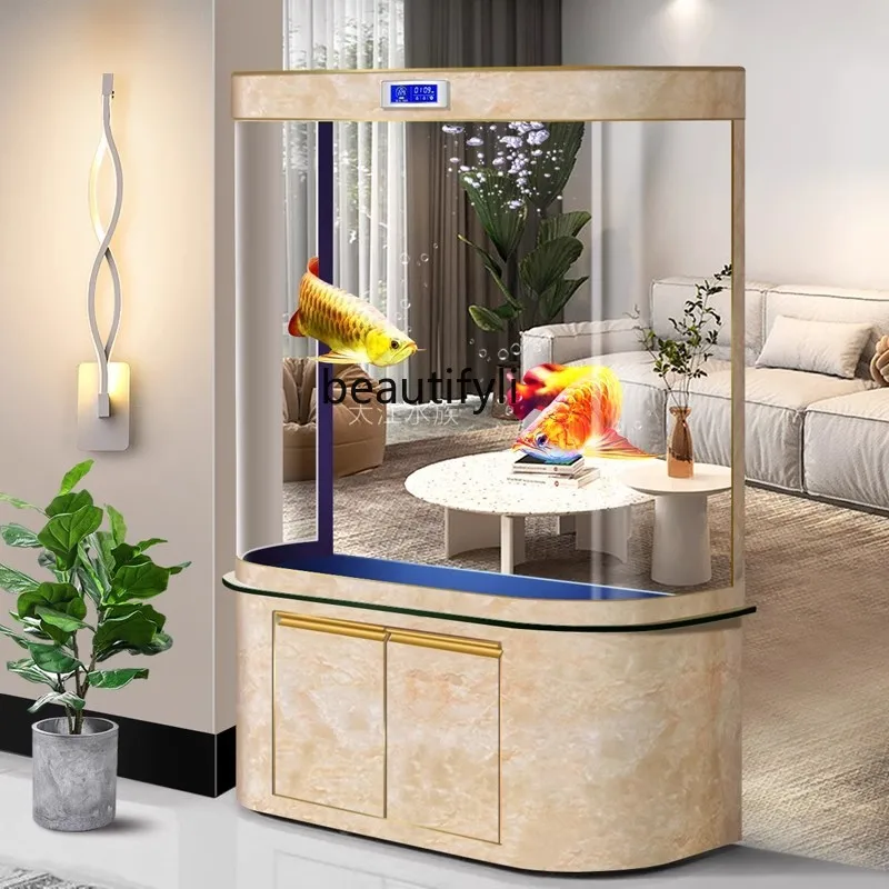 Нижний фильтр для аквариума безводный с автоматической циркуляцией средний и