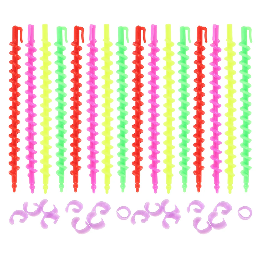 26 шт. женские гибкие пластиковые бигуди