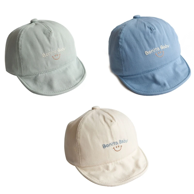 

Spring Summer Baby Baseball Caps Letter Pattern Children Sun Hat Fashion Kids Boys Girls Embroidery Hats G2AE