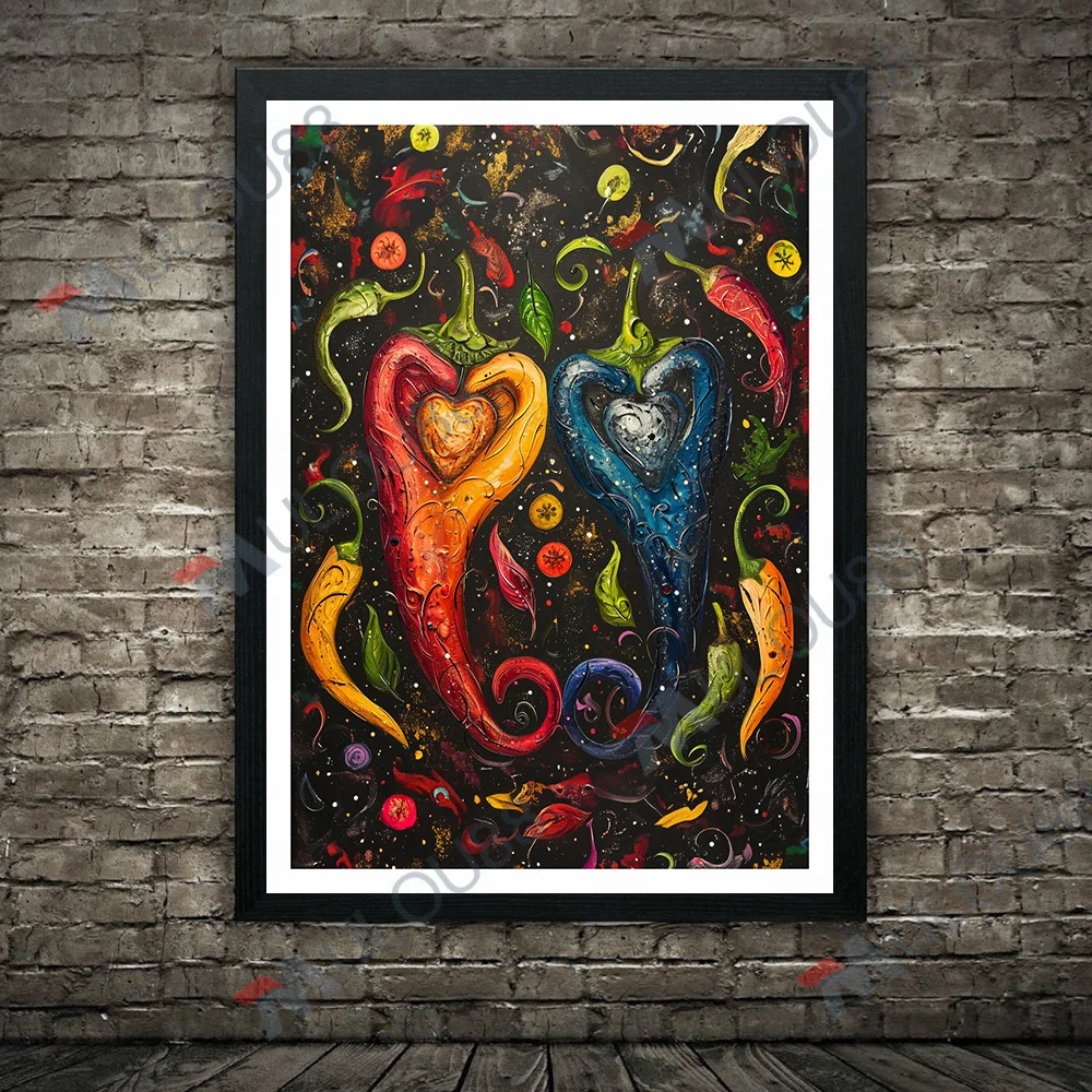 Настенная картина с традиционными мексиканскими блюдами восхитительное