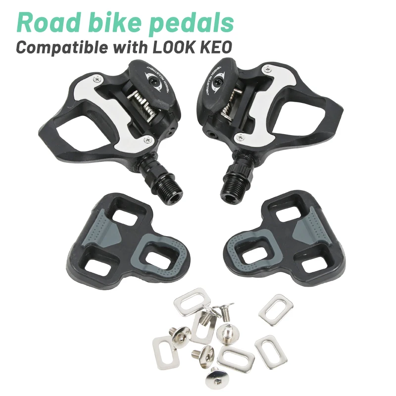 

Road Bicycle Self-locking Pedals Bike SYUN-LP R21 R31 SPD-SL Ultralight Nylon 2 Sealed Bearing Bicycle Pedal Cycling Bike Part