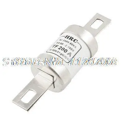 

AC 550V 200A 80KA Cylindrical Bolt Connected Fast Blow Fuse Link