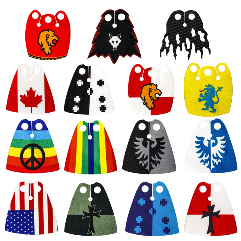 Замок средневековая армия флаг империи флагшток строительные блоки военные