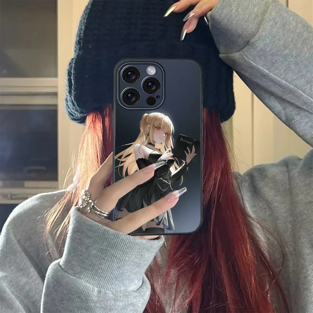 Чехол для телефона D-Death Note Misha iPhone 16 15 14 13 12 11 PRO MAX PLUS Mini TPU мягкий приятный кожи