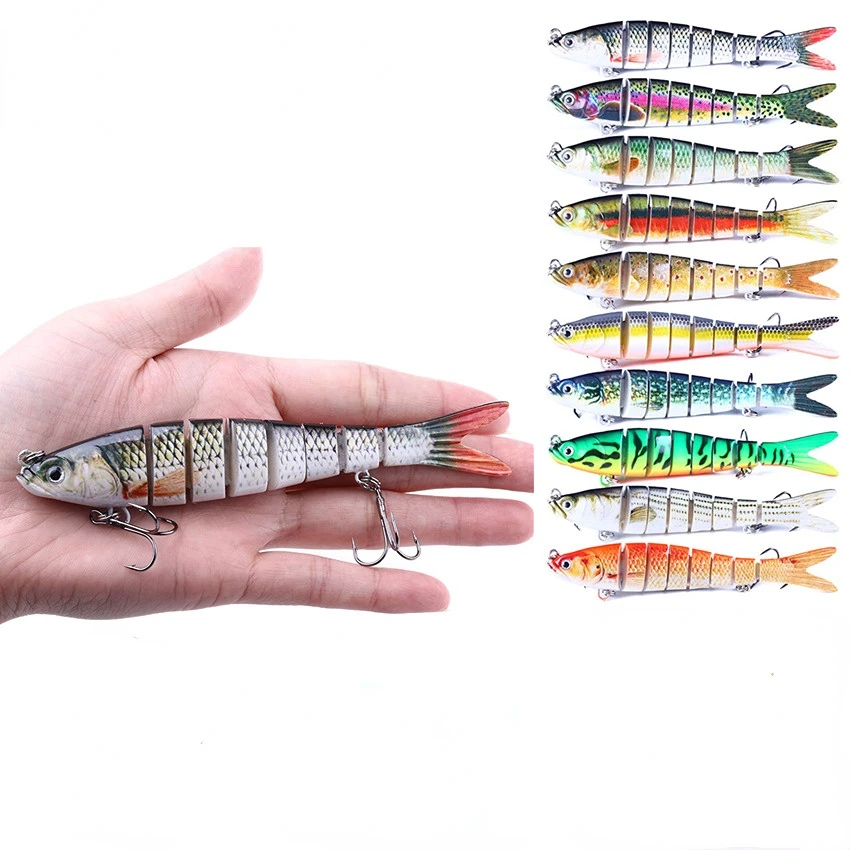 

Sinking Wobblers Fishing Lures Lifelike Segment Swimbait Crankbait Hard Bait Slow 13.7cm27g Isca Artificial Lures Fishing Tackle