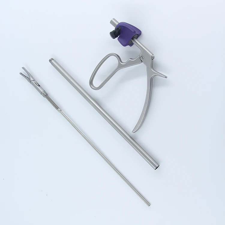 

Detachable plastic polymer clip applicator endoscopic rotating multiple clip applier