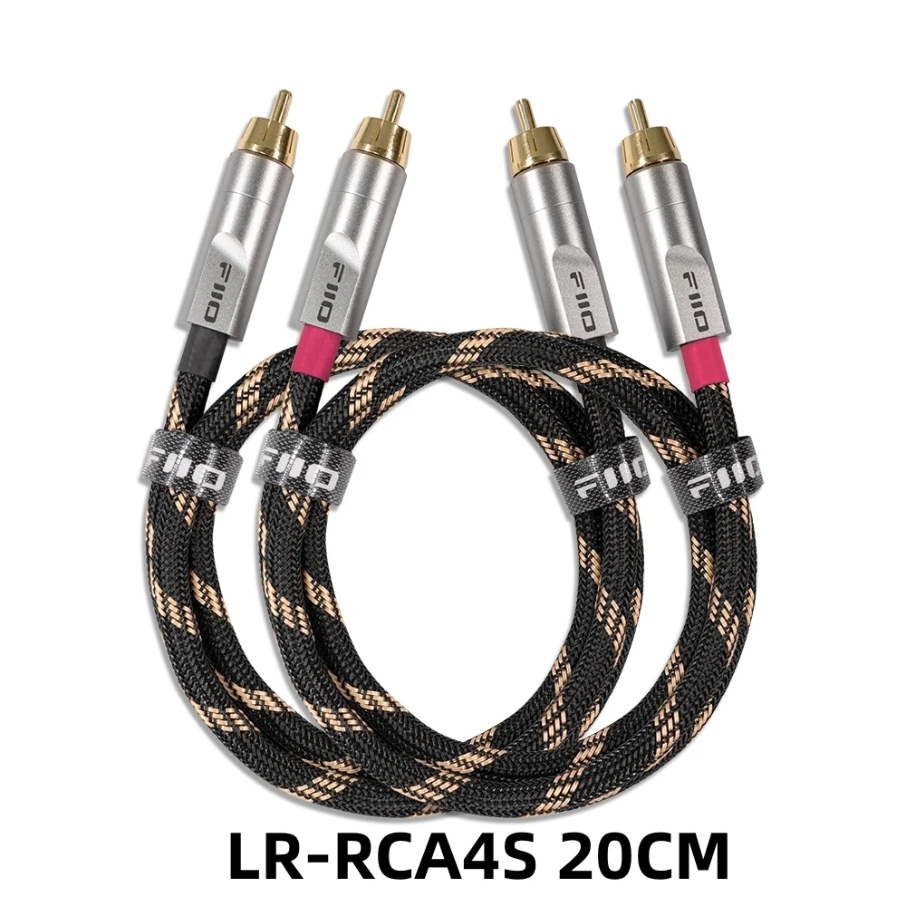 FiiO LR-RCA4 Dual RCA 5N посеребренный аналоговый аудиокабель из чистой меди (art.: 3920ccb690a64) - 3920ccb690a64