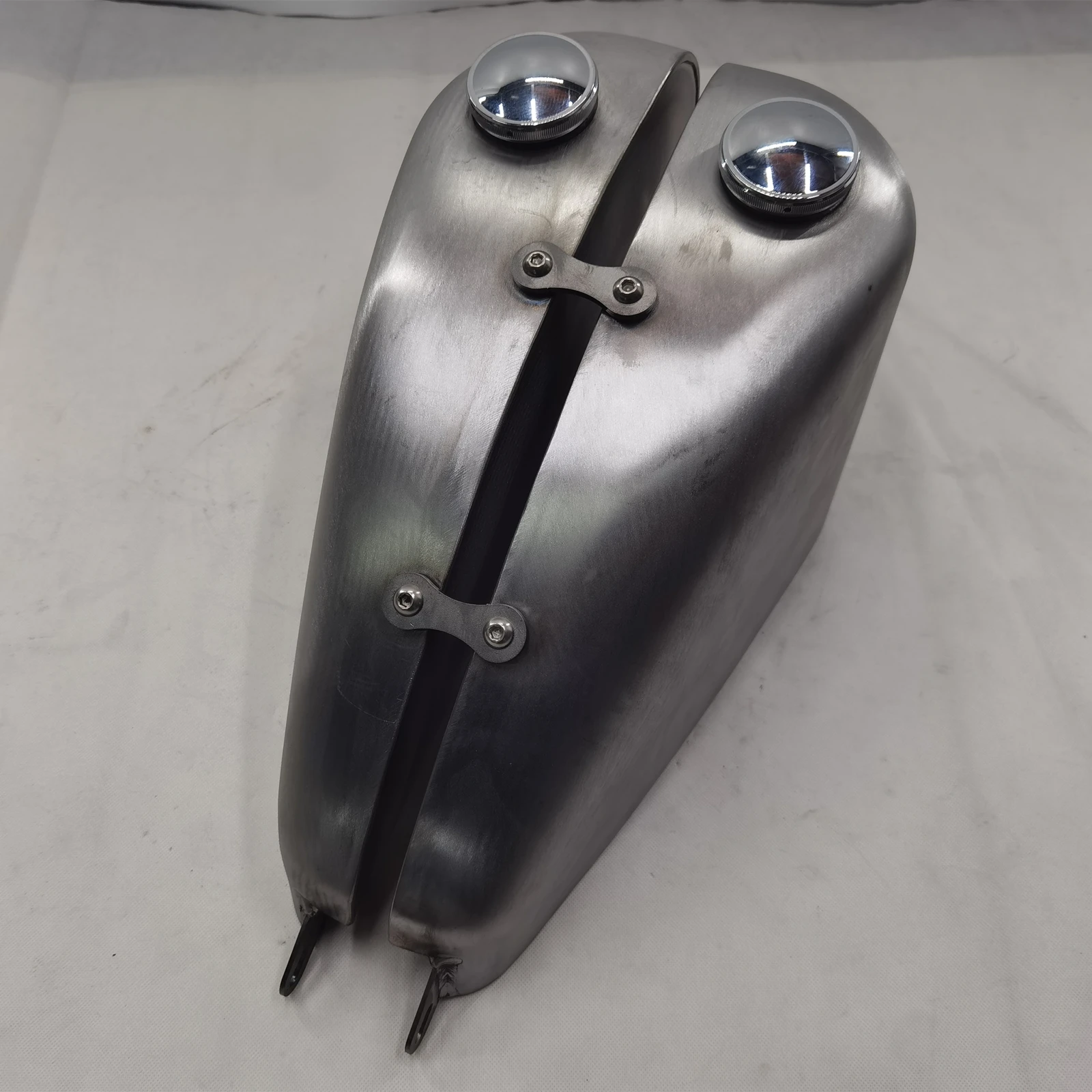 10л серебряный мотоциклетный бензиновый топливный бак для Harley Dyna неокрашенный