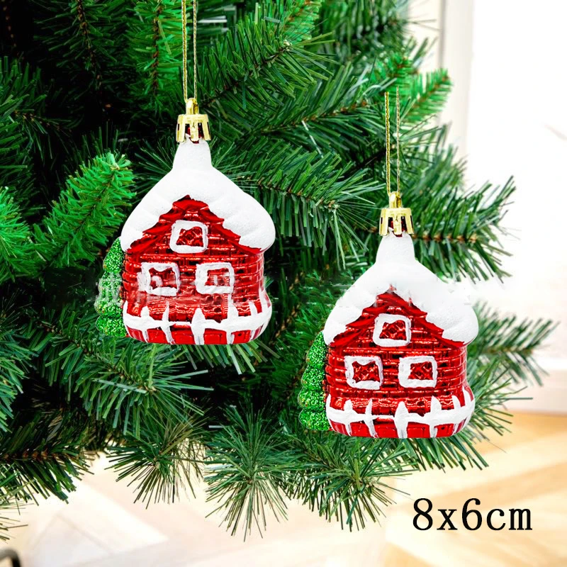 

Рождественские подвески из пластика