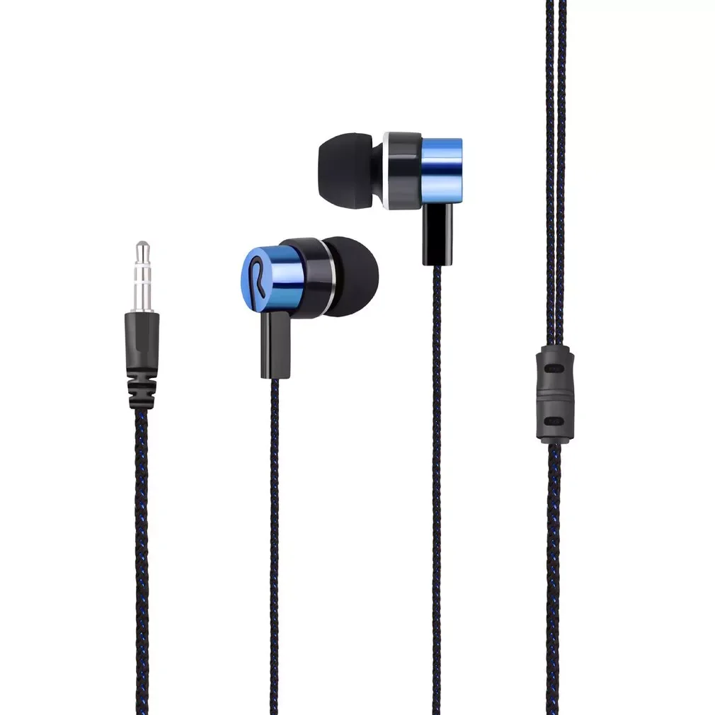 

Braided Wired Earphones Subwoofer In-ear Earphones Noise Isolating Headset for Phones MP3 MP4 PC Game ONLENY 3.5mm Dynamic