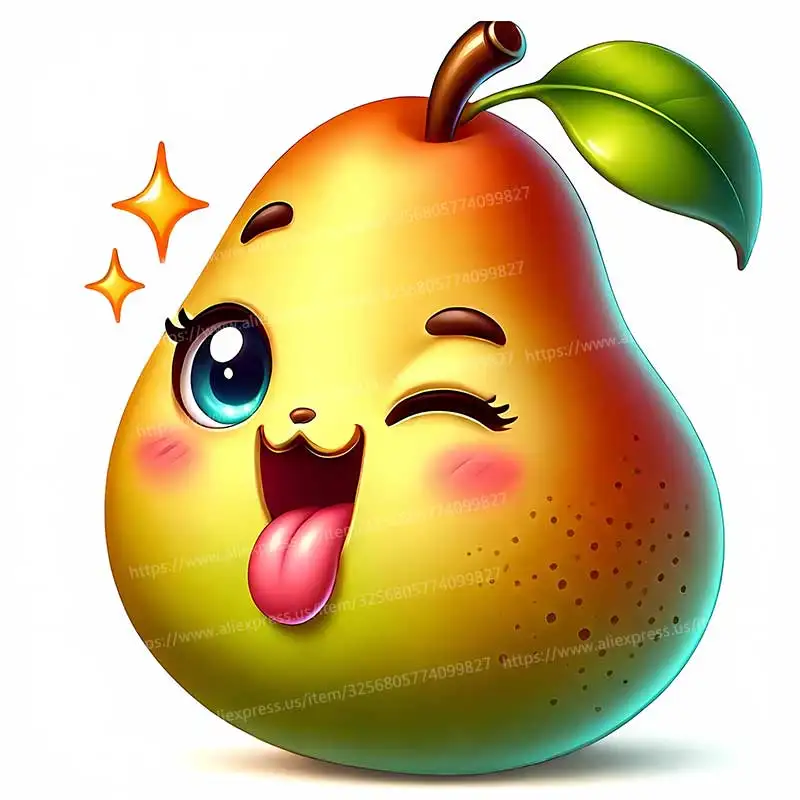 

Настенная наклейка с грушей из ПВХ