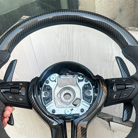 Рулевое колесо из углеродного волокна в сборе Рулевое колесо автомобиля для BMW F10 F11 F30 F31 F34 F32 F33 F36 F20 F21 F22 F23 M3 M6