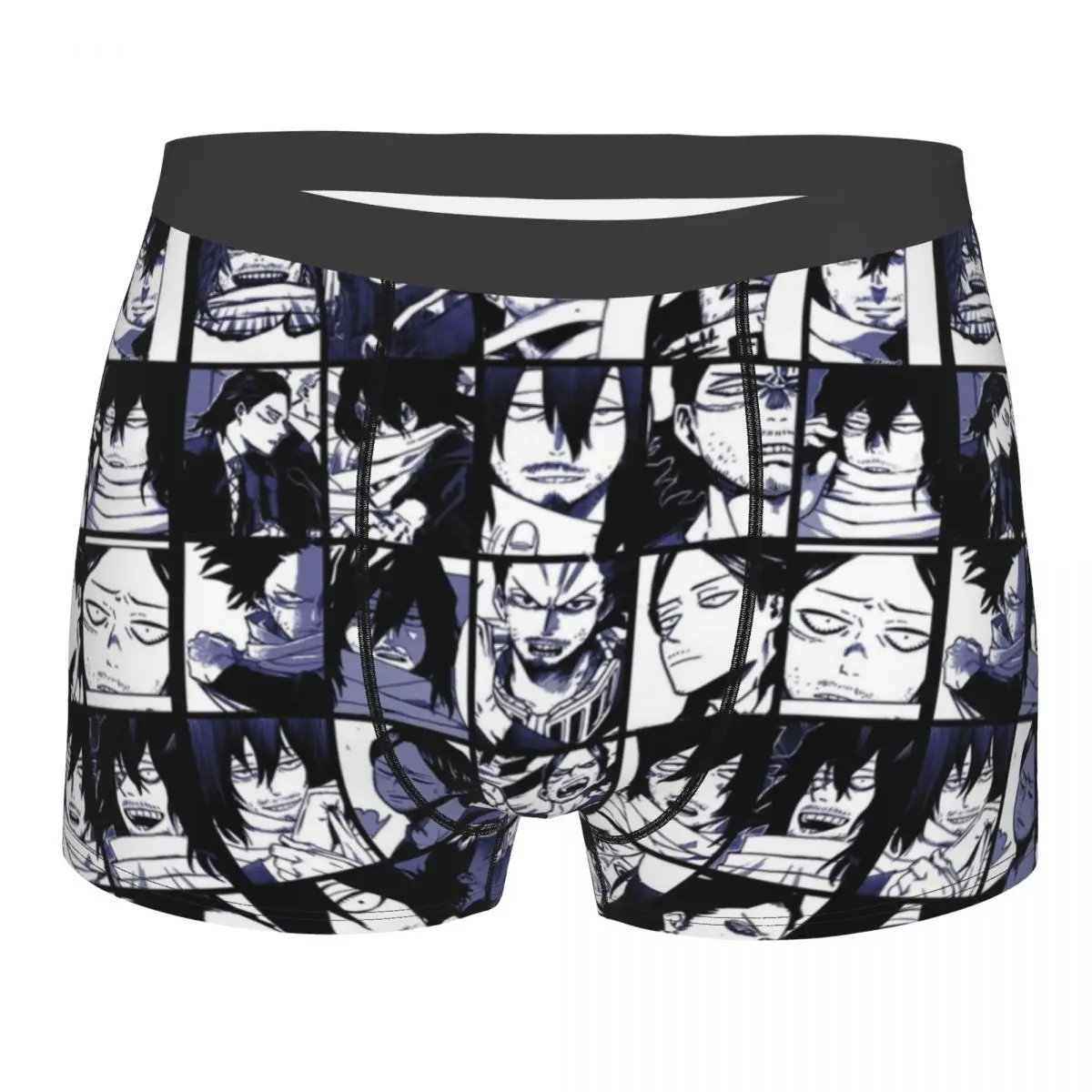 

Men's My Hero Academia Aizawa Shota Collage Boxer Briefs Shorts Panties Breathable Underwear Male Novelty S-XXL Underpants