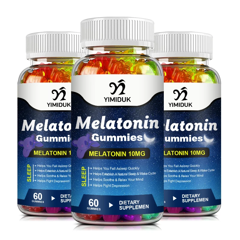 

10mg Melatonin Gummies Vitamin B6 Relieve Stress, Improve Sleep Improve Body Immunity Healthy Product