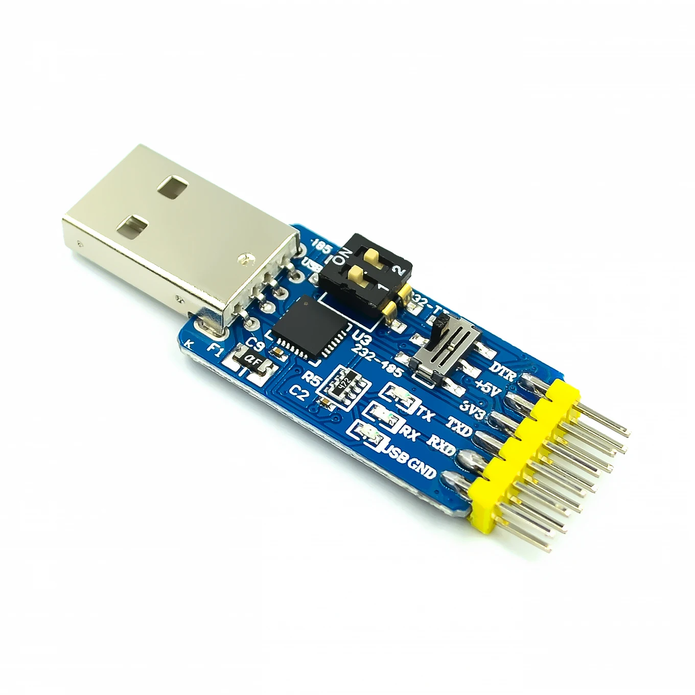 

1PCS USB CP2102 to TTL RS232 USB TTL to RS485 Mutual Convert 6 in 1 Convert Module