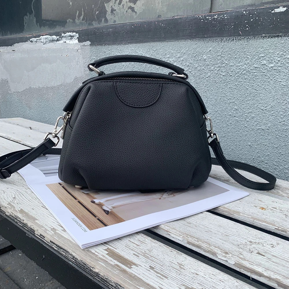 2025 Новая популярная модная женская сумка через плечо из натуральной кожи большой