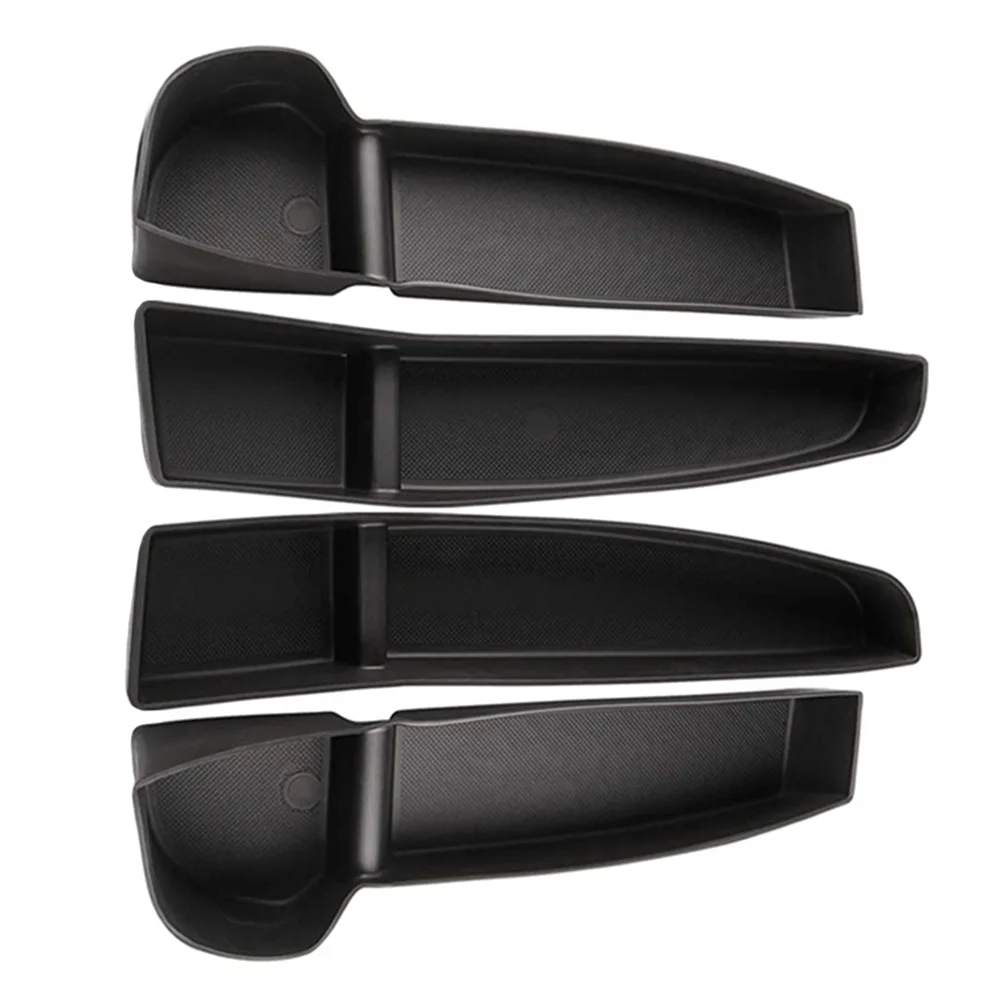 

4 Pcs Storage Mat Auto Door Side Organizer Car Armrest Automotive Armrests Abs Handle