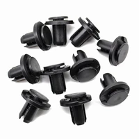 10x 10mm push clips for acura honda grille bumper fender engine chassis guard