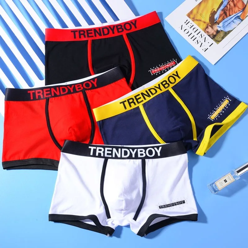 Boxers Men's Panties Underwear Boxer Shorts Comfortable Men Underpants Sporty Breathable Male Printed Boxershorts M-3XL